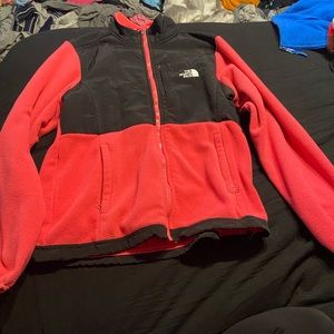 Hot pink northface jacket